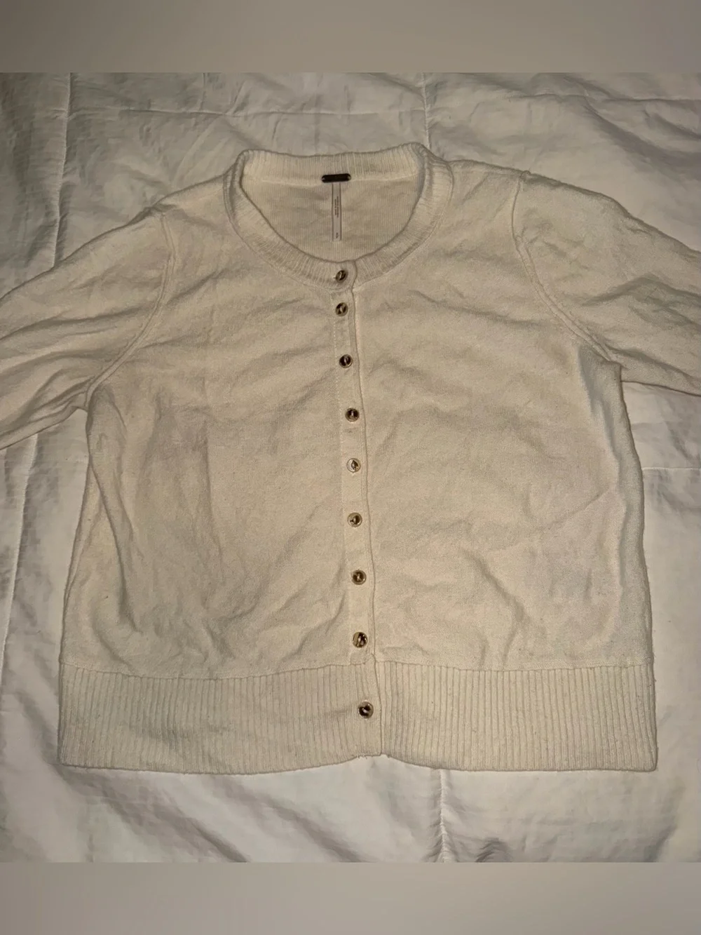 Free People Nocturnal Solid Cashmere Cardi